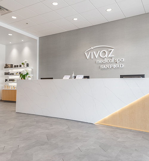 front desk in Vivaz lobby